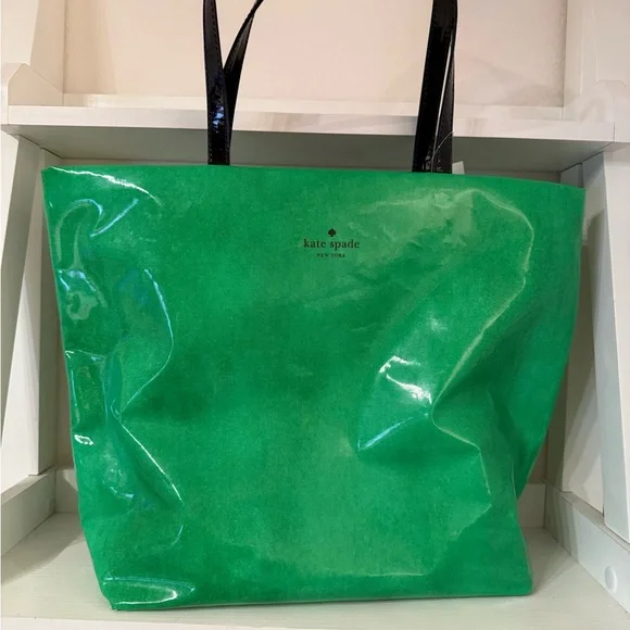 Kate Spade Green Graphic Charm Tote - Picture 3 of 8